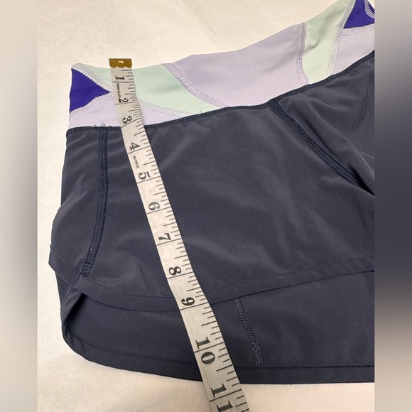 Lululemon Run Speed Shorts Navy Purple Lined Running Athletic✨ - Picture 3 of 5